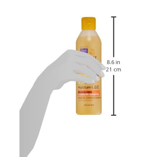 SoftSheen-Carson Dark and Lovely Au Naturale Moisture LOC Sulfate-Free Cleansing Shampoil, 13.5 fl oz