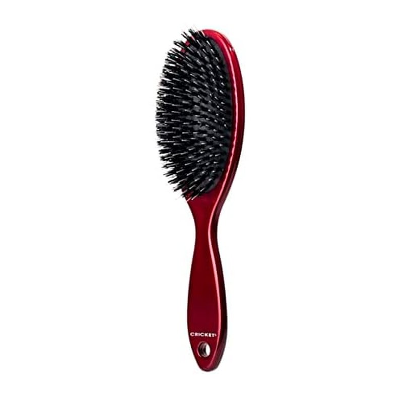 Cricket Smoothing Boar & Nylon Bristle Hair Brush - Natural Boar and Anti-Static Nylon Bristles for Shine and Texture - Brushes for All Types, Including Thin and Fine Hair