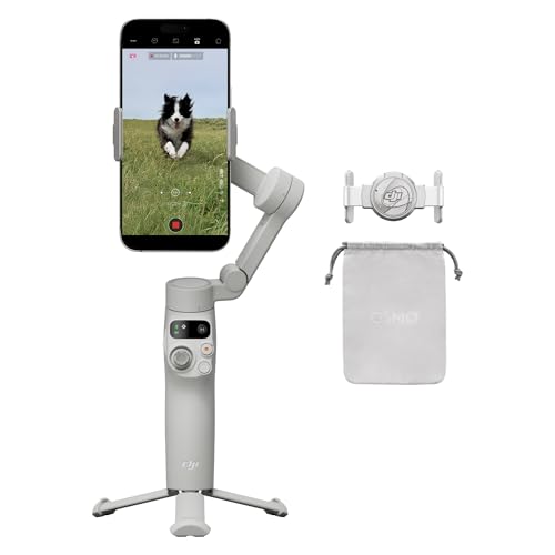 3-Axis Smartphone Gimbal Stabilizer for iPhone & Android, Foldable & Lightweight