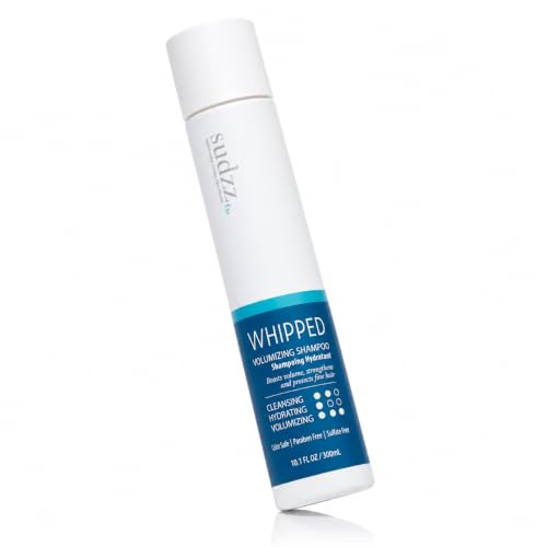 SUDZZFX Whipped Crème & Honey Volumizing Shampoo 10.1 Fl Oz - For Fine & Dry Hair, Sulfate & Paraben Free