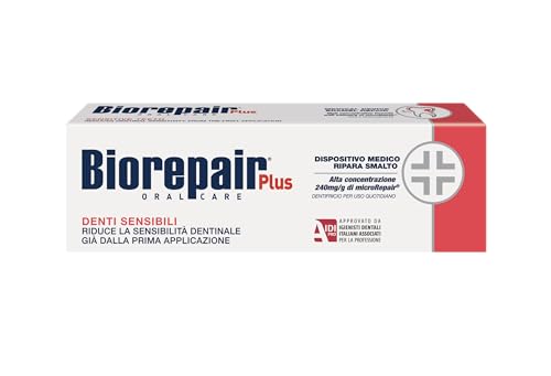 Sensitive Teeth Toothpaste - MicroRepair Enamel Care, Fluoride-Free, Pack of 3
