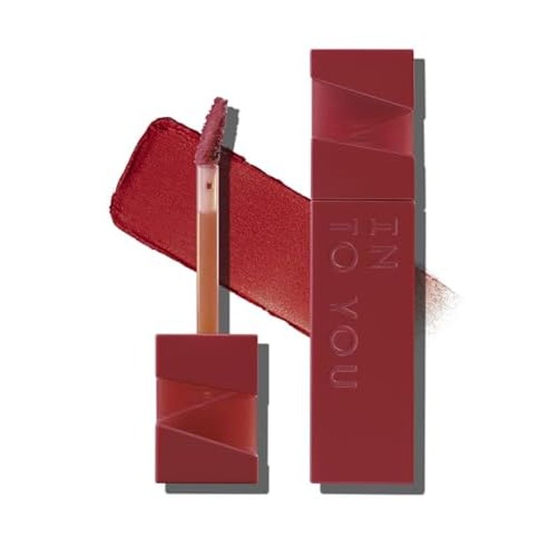 INTO YOU Matte Velvet Lip Stain Long Lasting Waterproof Lip Gloss Makeup Moisturizing Lipstick for Women (L-Rd01)