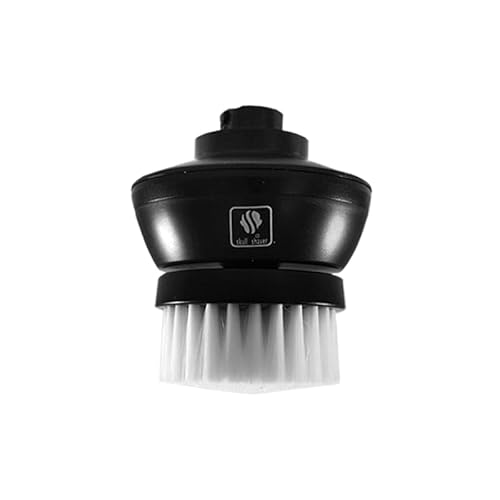 Skull Shaver Body Exfoliating Brush Attachment - Skin-Cleansing Exfoliator - Compatible with Pitbull, Palm & Butterfly Kiss Shavers - Black