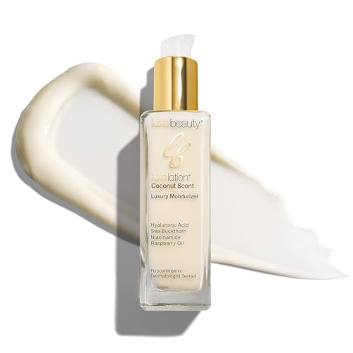 Coconut Scented Hyaluronic Acid Moisturizer for Face & Body - Non-Greasy, Organic, Anti-Aging Lotion