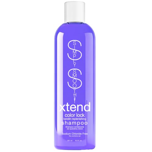 Simply Smooth Xtend Keratin Color Lock Shampoo 8.5 Fl Oz - Anti-Fade & UV Protection