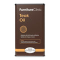 Furniture Clinic 169.07 Fl Oz Teak Oil for Indoor & Outdoor Wood Furniture - Natural Finish & Protection
