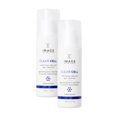 Salicylic Acid Face Wash Gel for Oily Skin - 2 Pack, 6 Fl Oz Each
