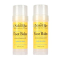 The Naked Bee Orange Blossom Honey Foot Balm 2 oz Pack of 2 - Callus & Cracked Heel Relief