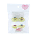 Sanrio 420735 Mini Hair Clips, Set of 4, Aurora, Pom Pom Pudding, Character