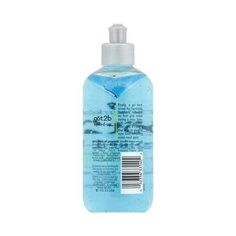 Got2B Spiked-Up Maxed Control Styling Gel, 8.5 Ounce/251.345 ml, Mint, Rosemary Scent, Firm Grip for Stubborn, Inexpensive Hair Types