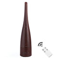 Dark Wood Cool & Warm Mist Ultrasonic Humidifier with Remote Control 2.3L Whisper Quiet