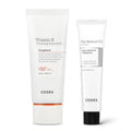 COSRX Ultimate Glow Sun & Night Duo - Vitamin E Vitalizing Face Sunscreen SPF 50 + Retinol 0.3% Cream