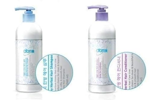 Herbal Hair Shampoo and Conditioner Set - 500ml Each for Hair Care