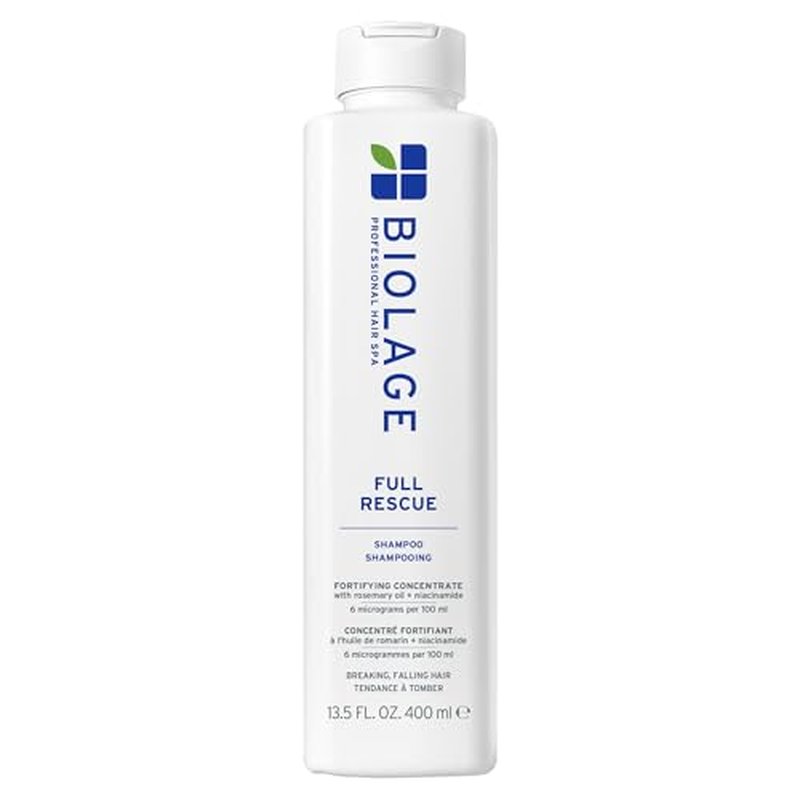 Biolage Full Rescue Shampoo - Fortifies & Strengthens for Stronger Hair, Longer Lengths in 4 weeks*, Instantly Fuller-Looking Hair, Rosemary Oil & Niacinamide, Vegan & Cruelty-Free