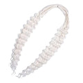 White Curly Dreads with Box Braid Boho Style Synthetic Double Ended Extensions 26in - 10 Strands
