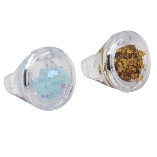 Shimmer 'n Sparkle Glitter & Gem Lip Gloss Lockets DIY Activity Set, DIY Lip Gloss Maker, Birthday for Ages 8 and Up