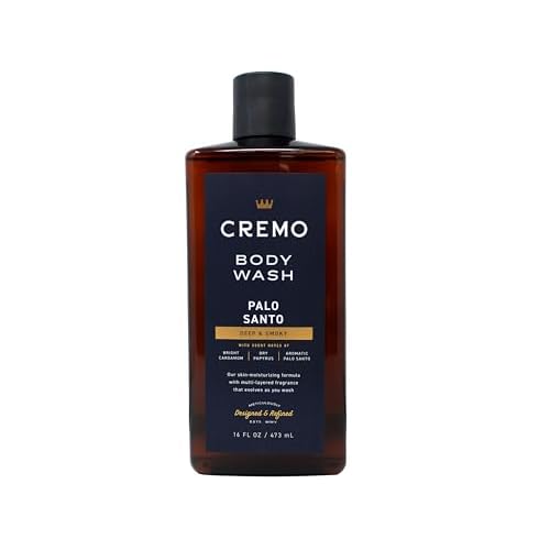 Cremo Body Wash Set, 16 FL OZ - Palo Santo, Italian Bergamot, Golden Amber, Skin-Moisturizing Formula, 16 FL OZ Each