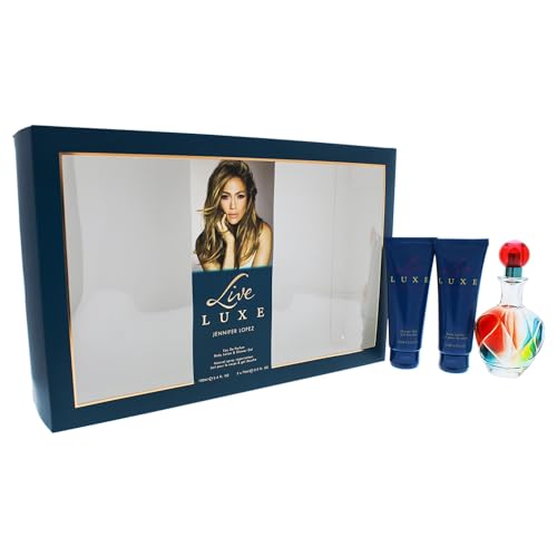 Jennifer Lopez Live Luxe Women's 3-Piece Fragrance Gift Set - EDP Spray, Shower Gel & Body Lotion
