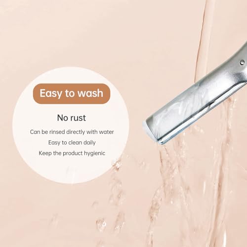 Facial Razor Replacement Blades ? Designed for compatibility with Tweezerman facial razors. Pack of 10 (No handle included)