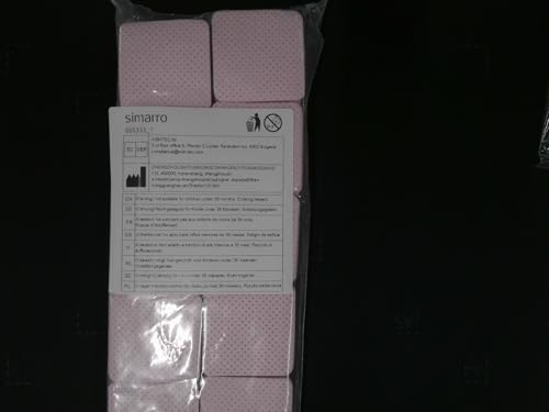 simarro 1000 Pcs Lint Free Nail Wipes, Pink Non-Woven Soft Nails Polish Remover Wipes, Cleaning Wipes Nails Supplies for Fingernail Polish Remover and Eyelash Extension Wipe for Nail Art