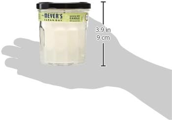Mrs. Meyer's Clean Day Lemon Verbena Soy Candle - 35 Hour Burn, Aromatherapy, 7.2 oz