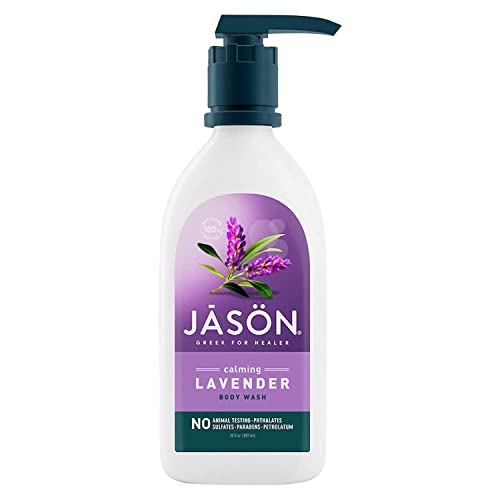 JASON Natural Body Wash, Calming Lavender & Invigorating Rosewater, 30 Oz (2 Pack)