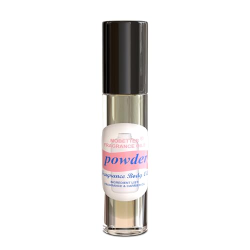 Powder Fresh Fragrance Oil Set - Unisex Perfume Oils, 0.33 Fl Oz Pack of 3 Variation 0.33 Fl Oz