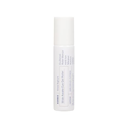 KORRES Greek Yoghurt Wide Awake Eye Gel Serum 0.5 Fl Oz - Cooling Roll-On