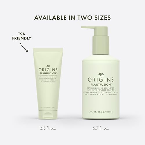 Origins Plantfusion 6.7 Fl Oz Moisturizing Hand & Body Lotion with Hyaluronic & Salicylic Acid