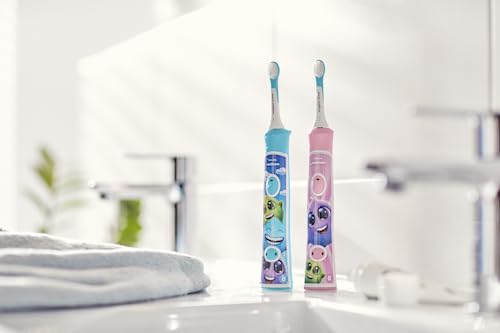 Philips Sonicare Kids Bluetooth Rechargeable Electric Toothbrush Turquoise/Pink
