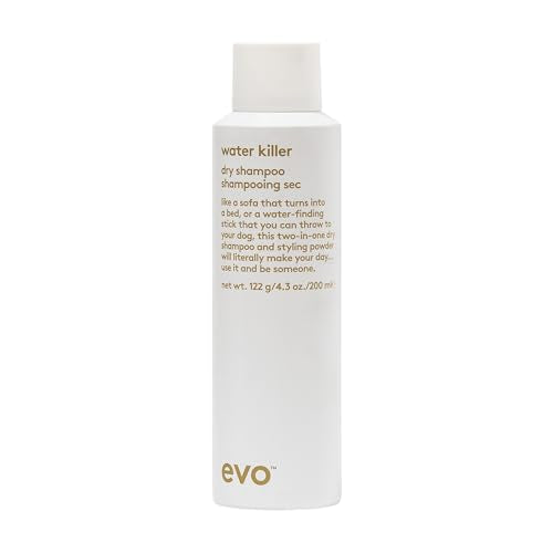 EVO Water Killer Dry Shampoo Brown 4.3oz - Absorbs Oil & Adds Volume