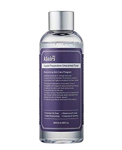 DearKlairs Unscented Skin Care Set with Toner and Vitamin C Serum