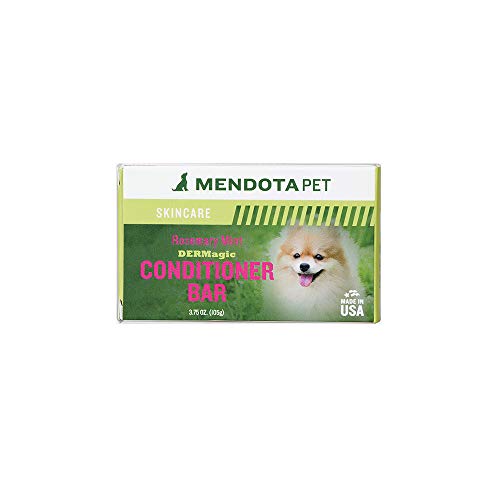 Pet Conditioner Bar Rosemary Mint for Sensitive Skin, Calms & Nourishes Coat