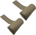 2 Pack Beige Spa Pillow - Adjustable Hot Tub Headrest with Weighted Support