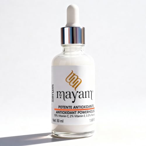 Mayam Beauty C+E FeruGlow Serum 50ml | Brightening Face Serum with Vitamin C, Niacinamide & Ferulic Acid | Anti-Aging Daily Skincare for Radiant, Smooth, Even-Looking Skin | Made in Mexico