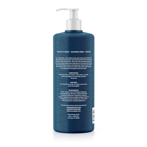 Oars + Alps Men's Body & Face Wash - Fresh Ocean Splash 32 Fl Oz