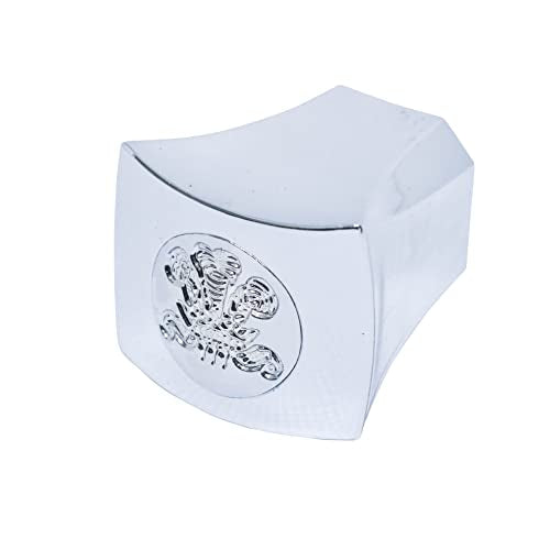 Royal Water Perfume Bottle Cap. Himalaya/Tabarome/Santal Original/Viking/Virgin Island Water Cap. Silver Square Plastic Cap. Fits 3rd Generation bottle
