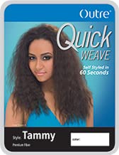 Outre Quick Weave Synthetic Half Wig Tammy Natural Red - 1B