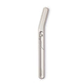 Leaf Shave | Leaf Dermaplaner, All-Metal Reusable Dermaplane Razor and Exfoliating Tool for Women, Includes Precision Clip and Two Refills - Silver