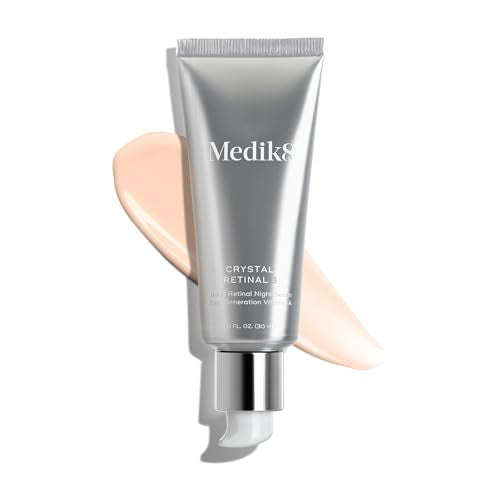 Medik8 Crystal Retinal 3 Night Serum - Firming Face Serum with Hyaluronic Acid & Vitamin E - 1 oz - Variation of THIS listing