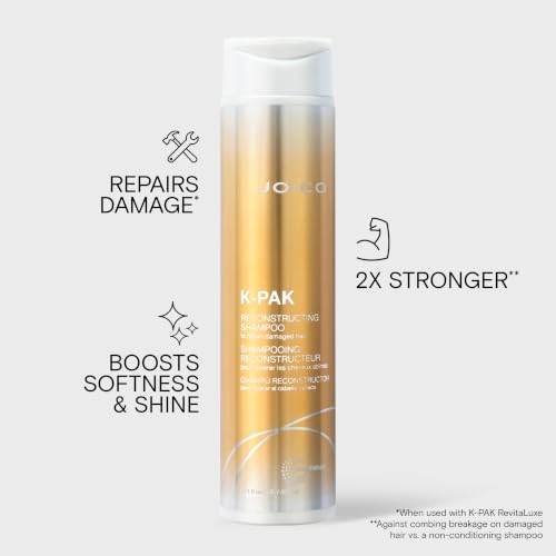 Joico K-PAK Reconstructing Shampoo 10.1 Fl Oz - Damage Repair & Strengthening