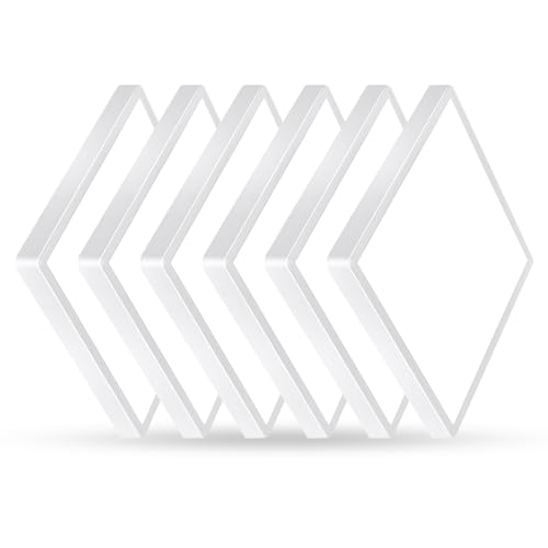 FY Wisdom 12-Inch LED Flush Mount Ceiling Light 6PK, 24W, 2520LM, 3-CCT White