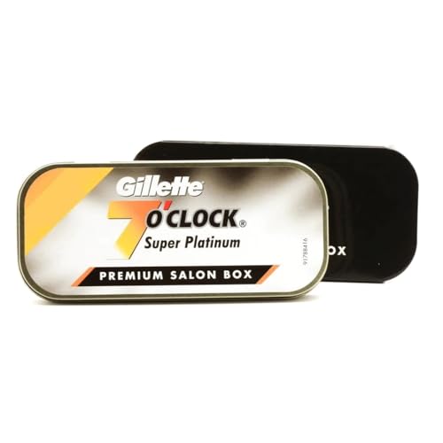 100 Pack Double Edge Safety Razor Blades - Premium Platinum Coated