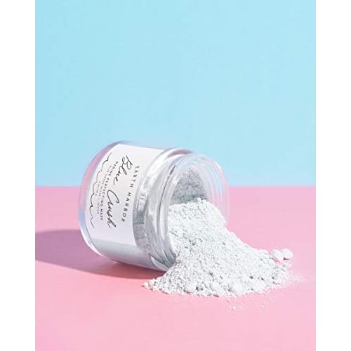 Earth Harbor | BLUE CRUSH Marine Perfecting Mask | Natural & Nontoxic | Organic Blue Green Algae, Coconut Cream & Indigo | Exfoliates & Nourishes | 2 oz