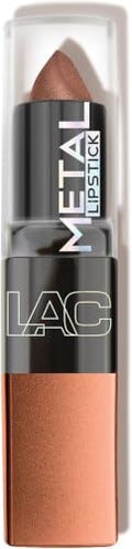 L.A. COLORS Metal Lipstick French Roast Pack of 6 - Bold Metallic Lip Color