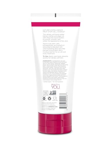 Velvet Soft Body Butter with Rosehip & Argan Oil - 8 Fl Oz Pack of 2 - Rose Scent