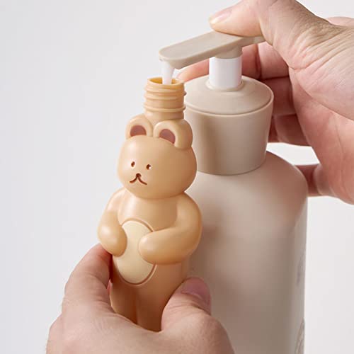 Bear Spray, Set of Cute Bear Look Delicate Bottles with Storage Bag Bathroom Sets Accessories Spray Bottle Bag Silicone Squeeze, Travel Bottles For Toiletries