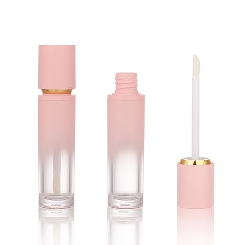Pink Lip Gloss Tubes 8ml - 30 Pack Gradient Refillable Lip Oil Containers with Applicator - Variation of THIS listing