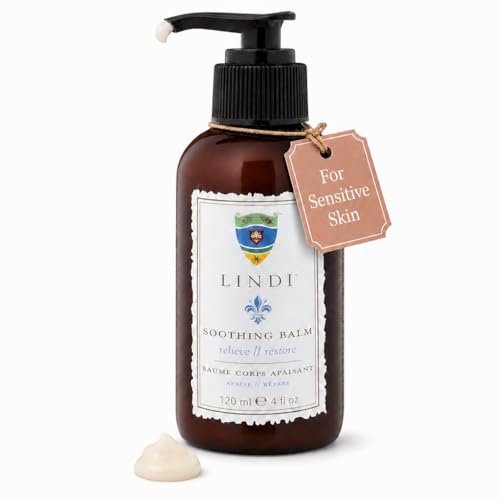 Lindi Skin Soothing Balm for Dry Hands & Feet – Unscented, 4 Fl Oz