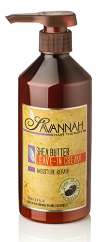 Shea Butter Keratin Leave-In Conditioner for Dry Hair | Frizz Control & Softness